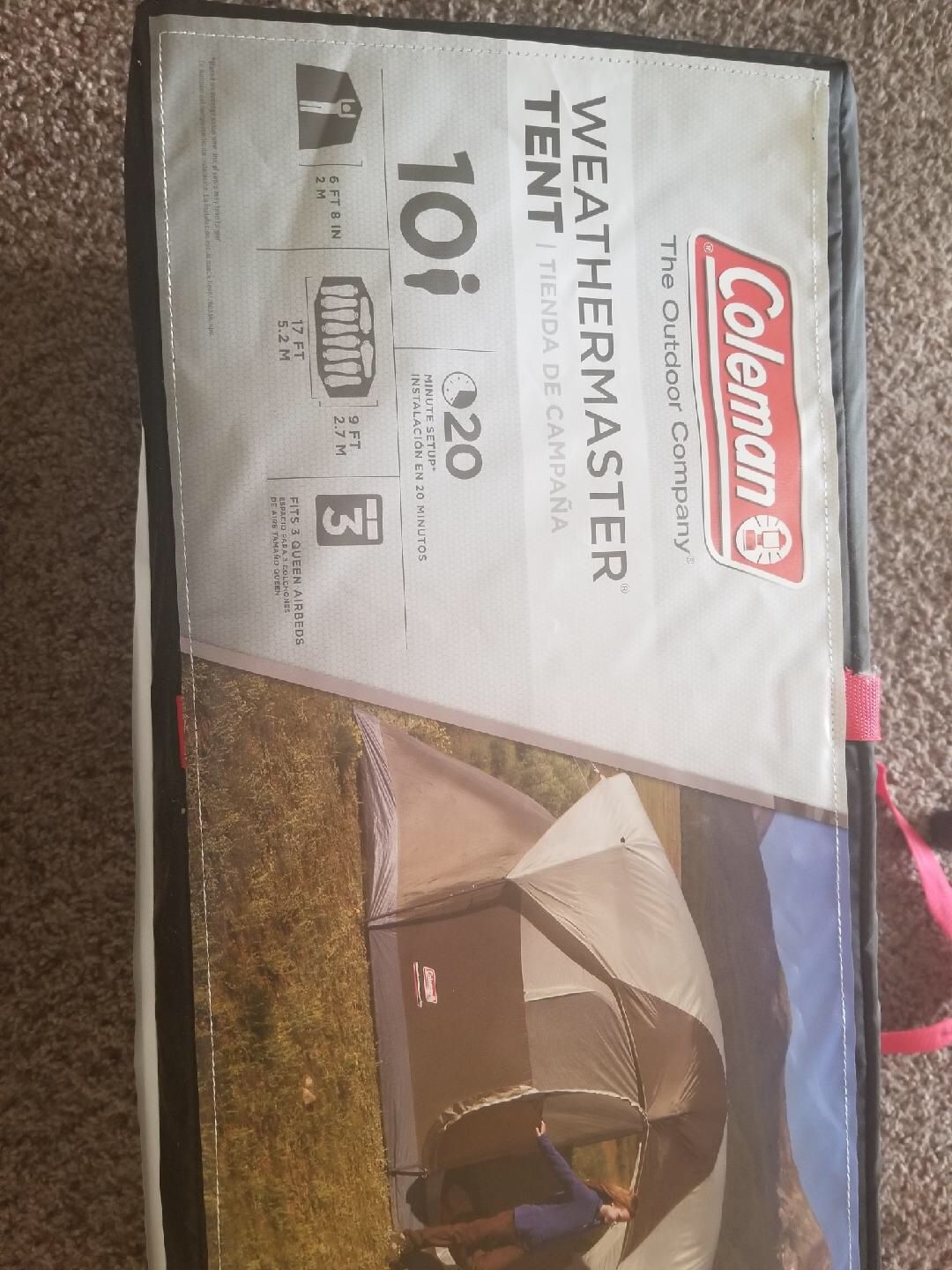 Brand new Coleman tent