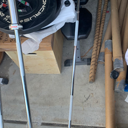 Very nice brand new Olympic barbells 6 Ft and 5 Ft. or standard barbell 6 ft $80 any bar.