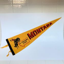 Vintage 26” Pennant - Montana, The Treasure State