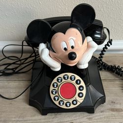 Vintage Disney Mickey Mouse Phone Untested just $25 xox