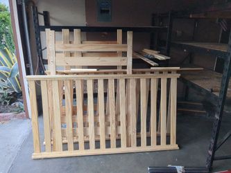 Free Wooden Twin Bunk Bed Frame – Good Condition