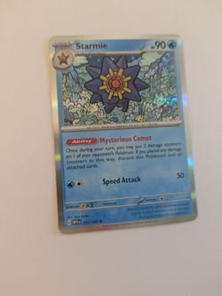 Starmie pokémon card mew 121