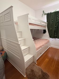 Bunk Bed with Storage Stairs