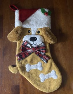 Full Size Dog Christmas Stocking