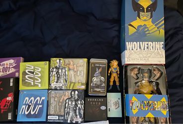 SH Figuarts action figure Lot DBZ  X-Men Wolverine UNKVAL
