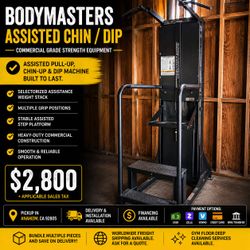 BodyMasters Assisted Chin / Dip Machine – Commercial Gym Equipment