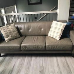 Leather  couch