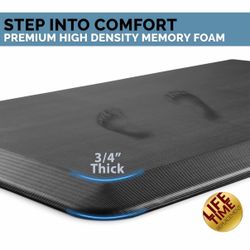 ComfiLife Anti Fatigue Floor Mat – 3/4 Inch Thick Kitchen Mats for Floor, Standing Desk Mat…NEW!!