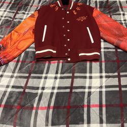 Worn 1 Time Basically Brand New Givenchy Hand Painted Bomber Jacket Size Small
