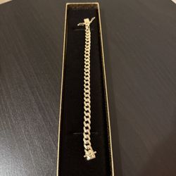 14k Solid Gold Miami Cuban Bracelet 