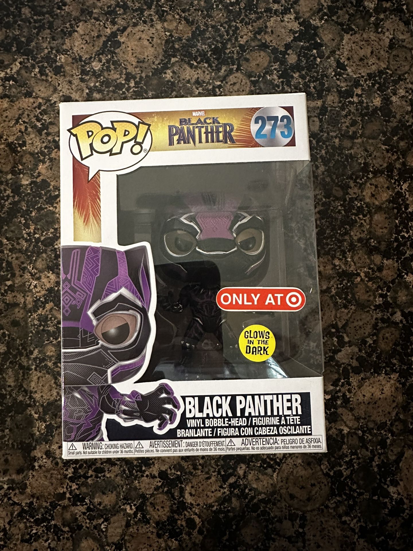 Black Panther glow-in-the-dark target exclusive Funko pop
