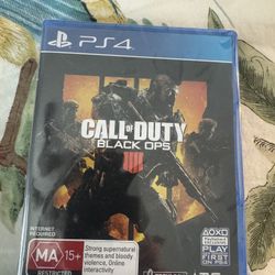 Call Of Duty Black ops For PS4