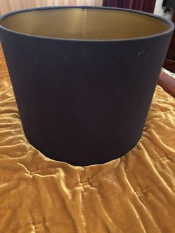 Blk W/ Gold Interior New Lamp Shade ( See All Photos For Size ) Pick Up Near Labrea & San Vicente 90019 