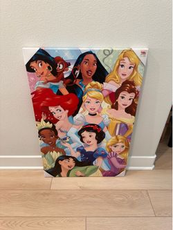Disney Princess Canvas Wall Art