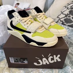 Travis Scott x Jordan Jumpman Jack TR 'Bright Cactus' Size 10 Brand New