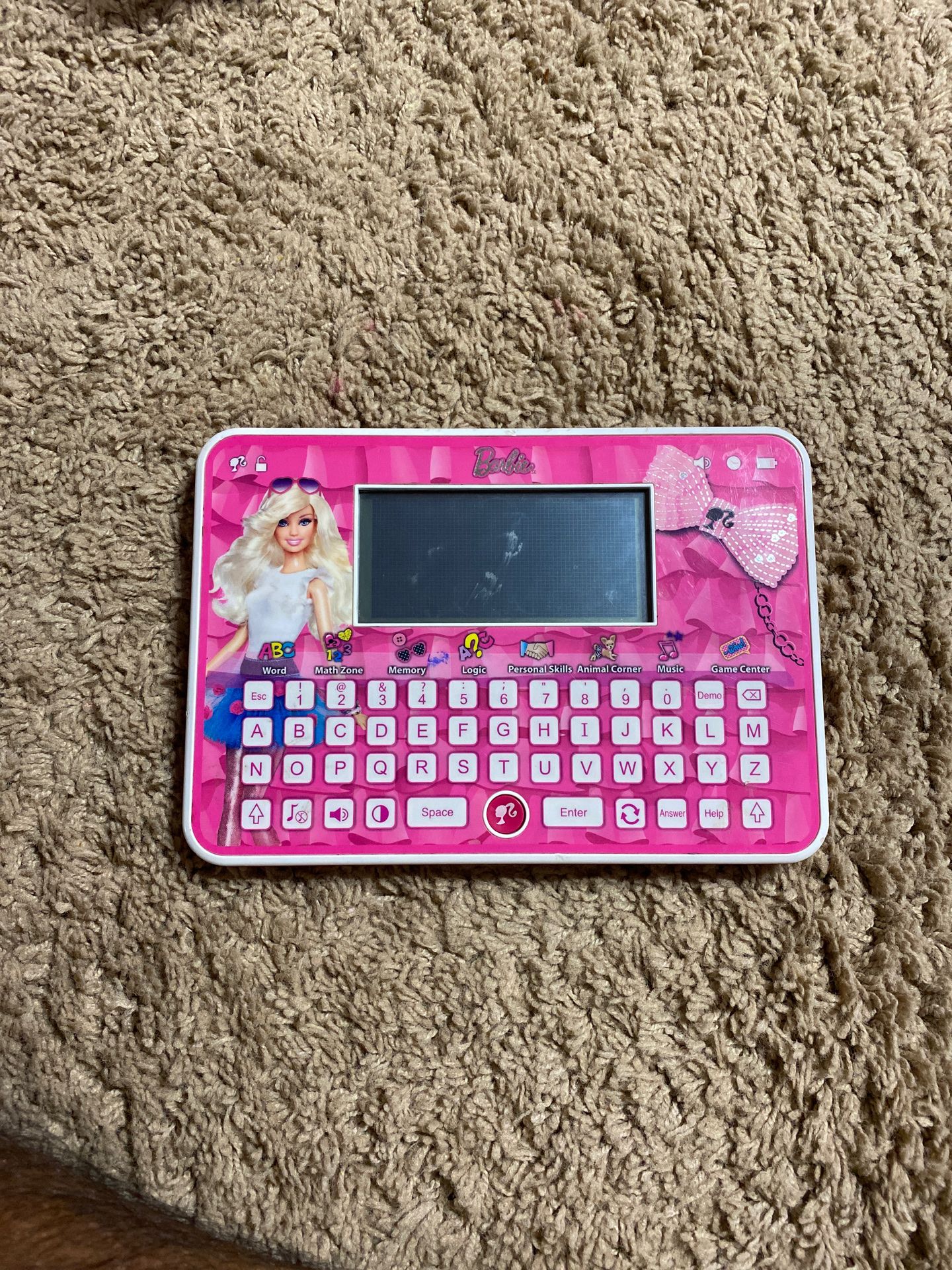 Barbie learning tablet
