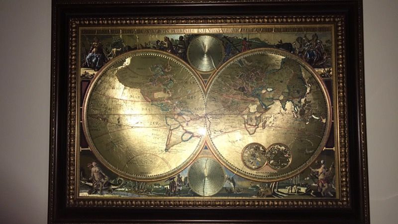 Kirklands Beautiful Map Of The World