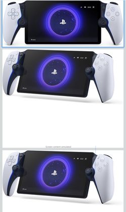 Ps5 portal with carrying case and hard shell skin