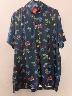 Men’s size L Birdie Bound Collared Shirt
