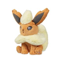 Pokemon Trading Card Game Flareon Comfy Friends Plush TCG (came w/ Prismatic Evolutions Premium Figure Collection)