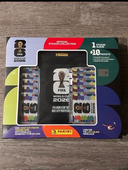 FIFA WorldCup Soccer 2026 official sticker collection box  AUTHENTIC sealed/ NEW