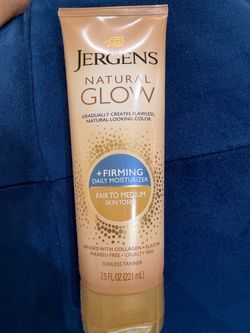 Jergens Natural Glow + Firming Daily Moisturizer Medium to Tan Skin Tones 7.5oz