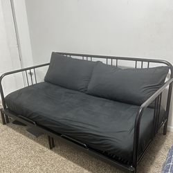 Black Metal Daybed Frame