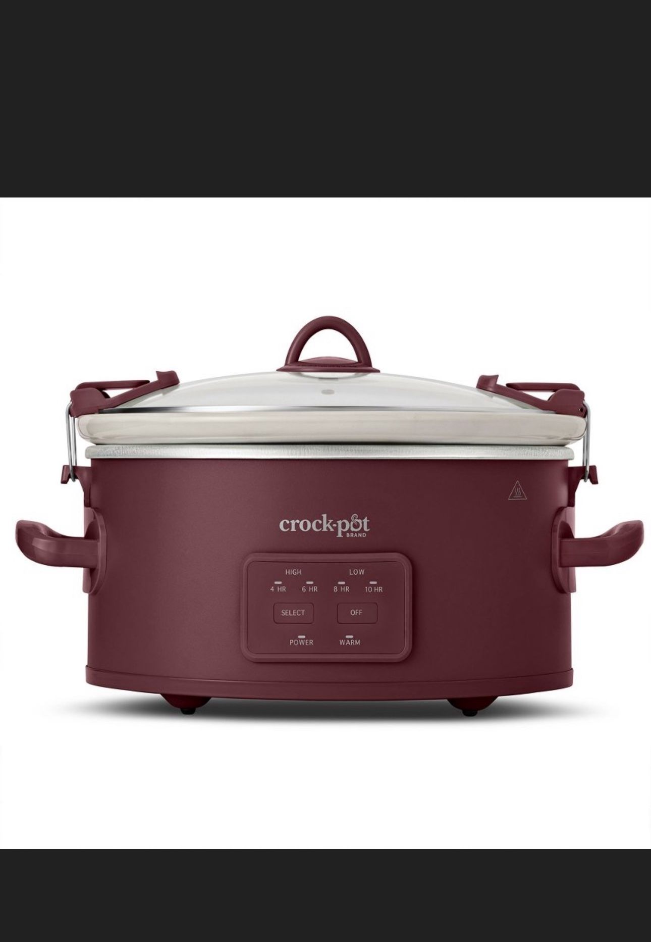 Grock-Pot 6qt Cook & Carry Programmable Slow Cooker Ceramic