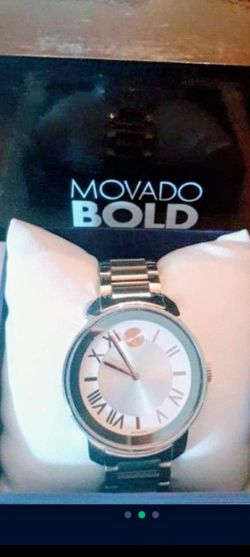 Movado Bold World-Class Swiss Movement and Working Great! Cool Fine Watch  and Very Impressive