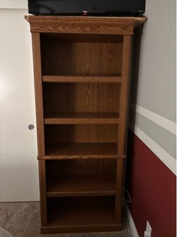 Wood bookshelf