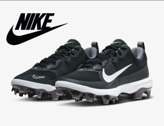 Men's Nike Force Trout 9 Pro Black White Molded Baseball Cleats Sz 11⚾️