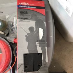 New fishing rod rack