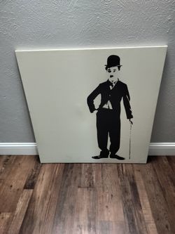 Charlie Chaplen wall art