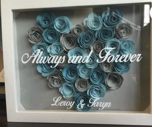 Flower shadow box
