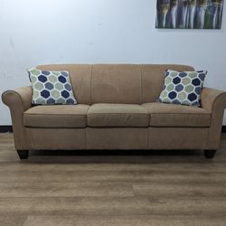 Flexsteel Modern Beige Fabric Couch
