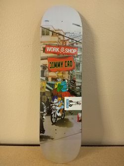 WILLY'S WORKSHOP Jimmy Cao SKATEBOARD DECK IN SHRINK