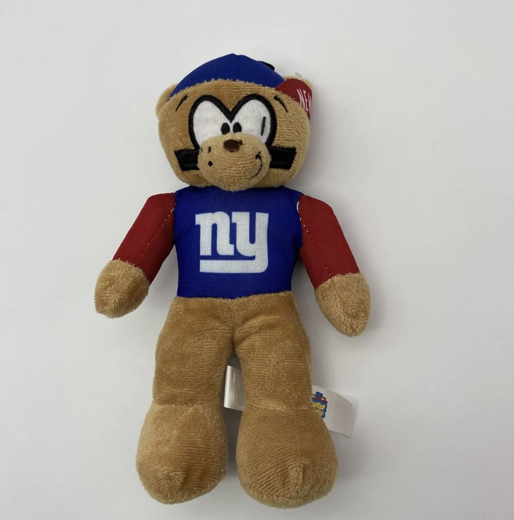 Good Stuff Plush Stuffed Bear NY Giants Bear Football NFL 2008 14” 