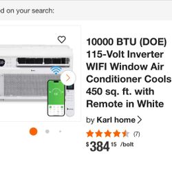10000BTU Window AC Brand New