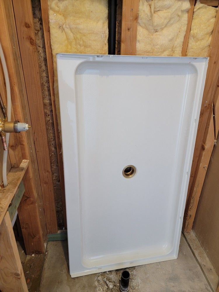Shower Pan With Walls