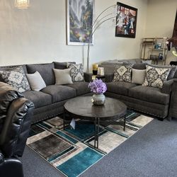 Gray Sofa And LoveSeat *Lifetime Warranty On Cushions *