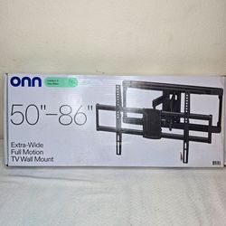 Onn Extra-Wide Full Motion TV Wall Mount 50"-86" New in Box