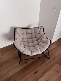 SunVilla Woven Rocking Chair with Metal Frame