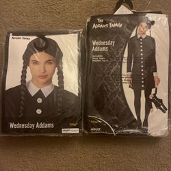 Wednesday Addams Halloween Costume Set