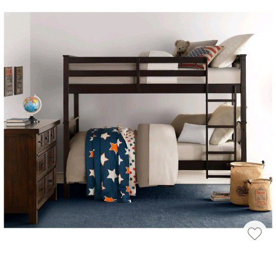 Twin Over Twin Miller Wood Bunk Bed