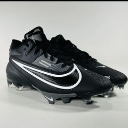 Nike Vapor Edge Elite 360 2 Black/White Football Cleats Mens