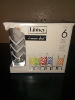 6 piece shot glass set