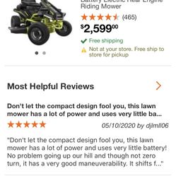 Riding Mower Ryobl Brand New Not Even Open 