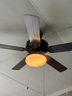 Outdoor Ceiling Fan with Light