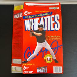 General Mills Wheaties Cal Ripken Jr Baltimore Orioles Vintage Flat Box Baseball