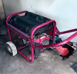 Portable Gas-Powered Generator with Wheel Kit